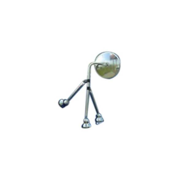 Hrt 3-Bell Ss Tripod W/8In Cvx Mirr